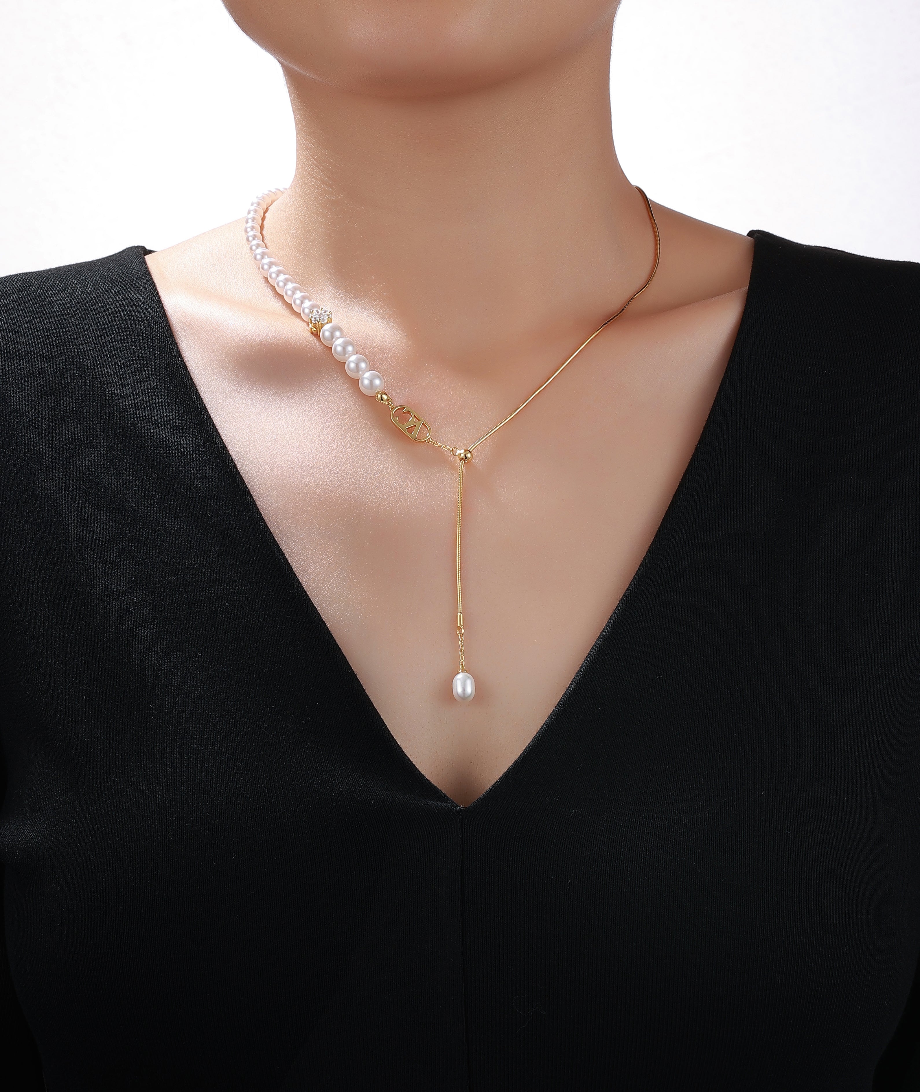 Graceful Serenity Long Necklace