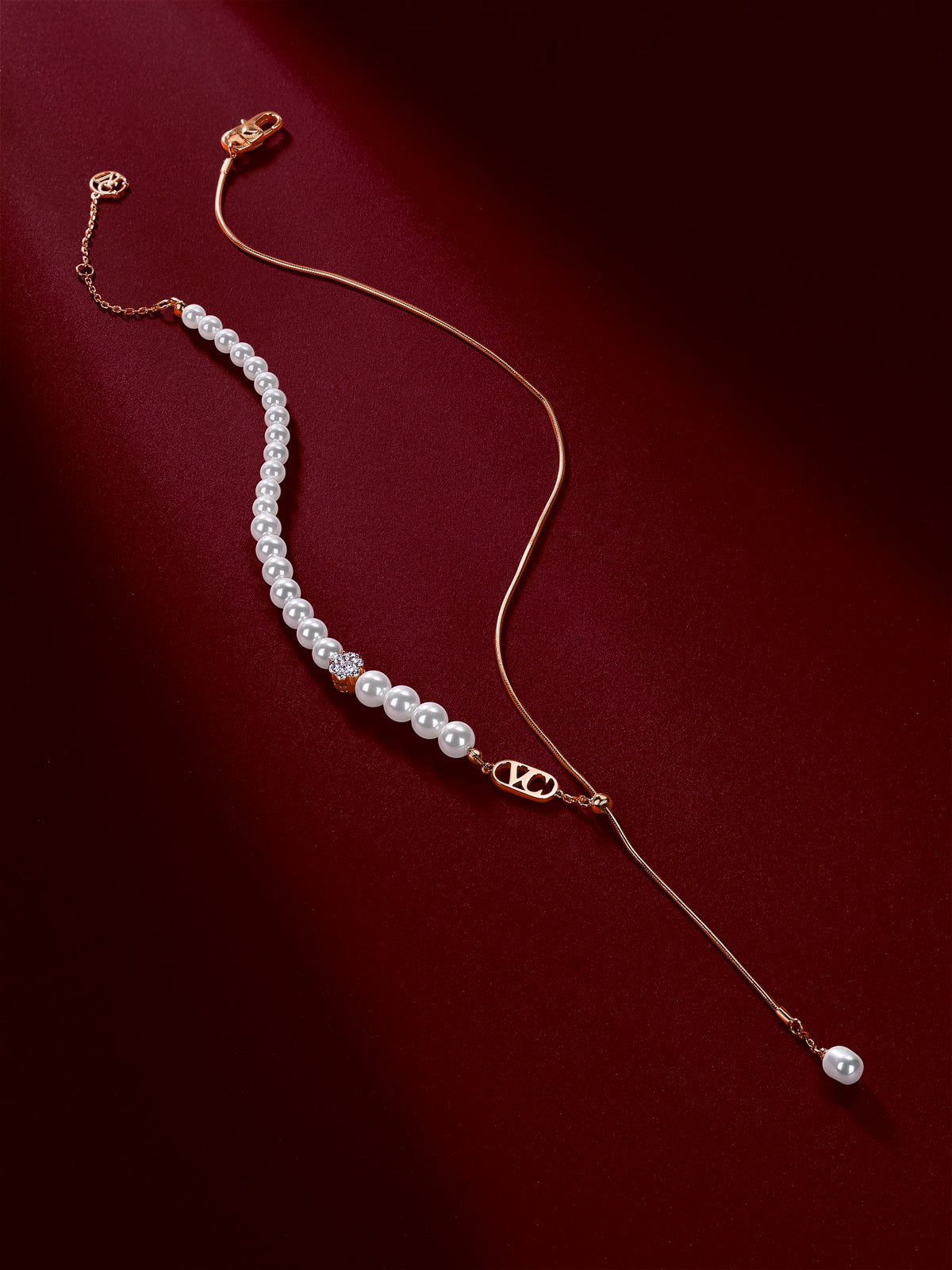Graceful Serenity Long Necklace