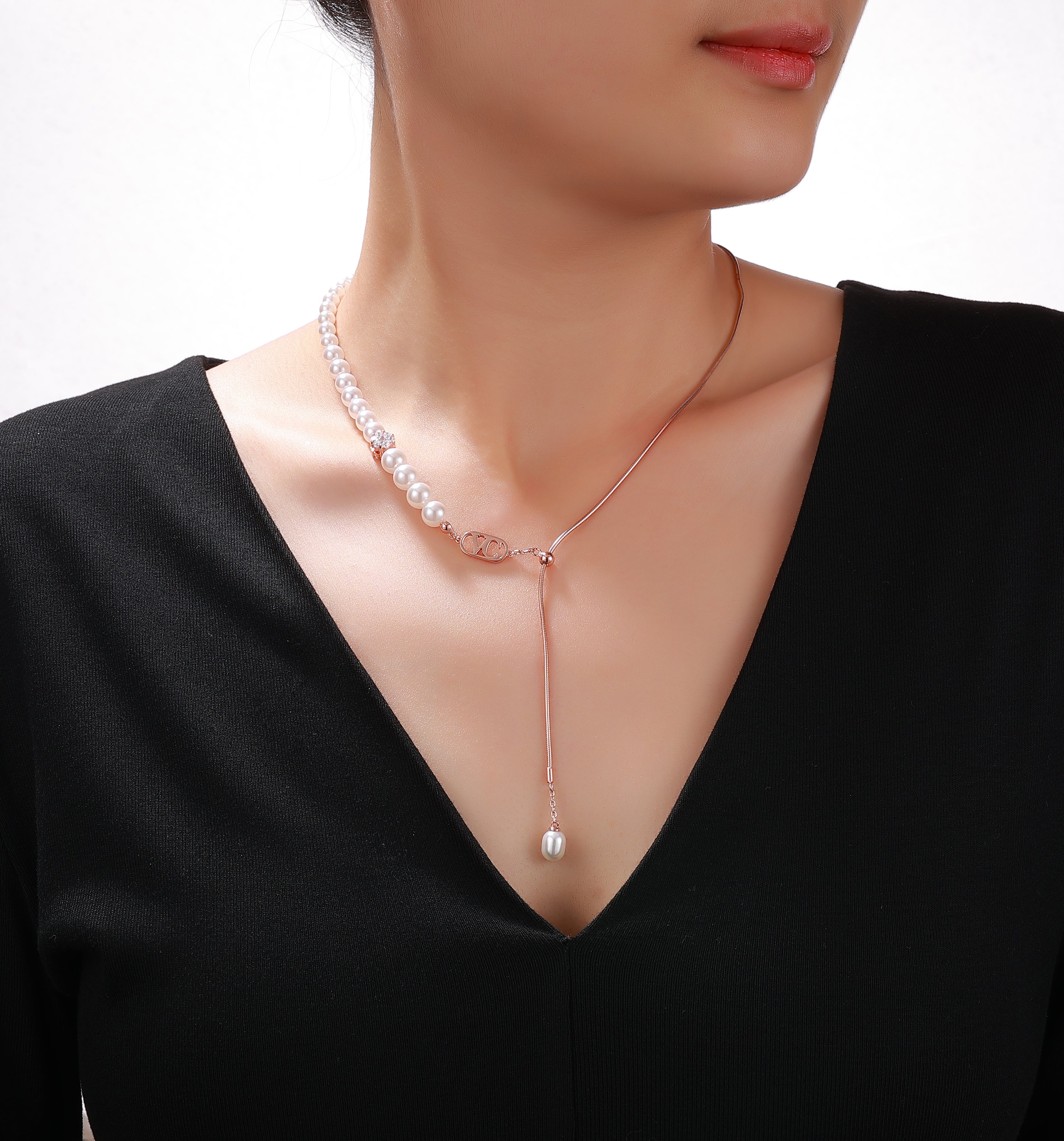 Graceful Serenity Long Necklace