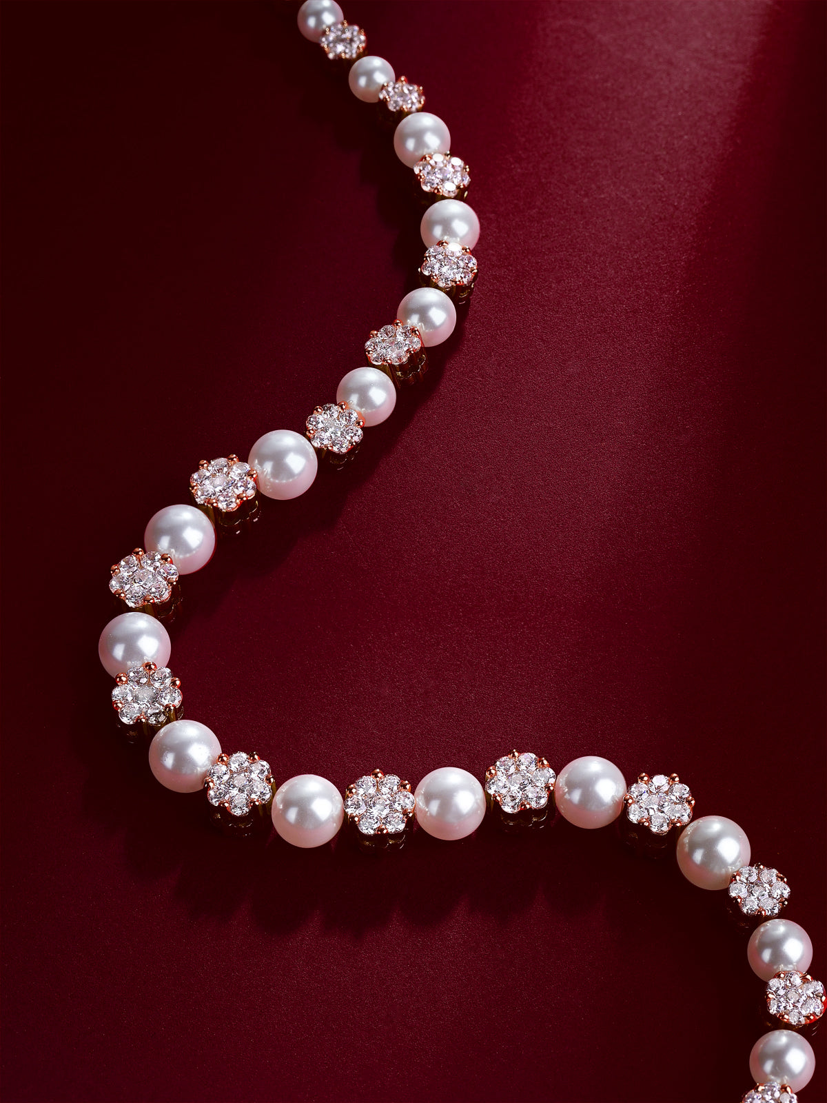 VICACCI Affinity Lucky Diamond  Pearl Necklace (Deluxe)