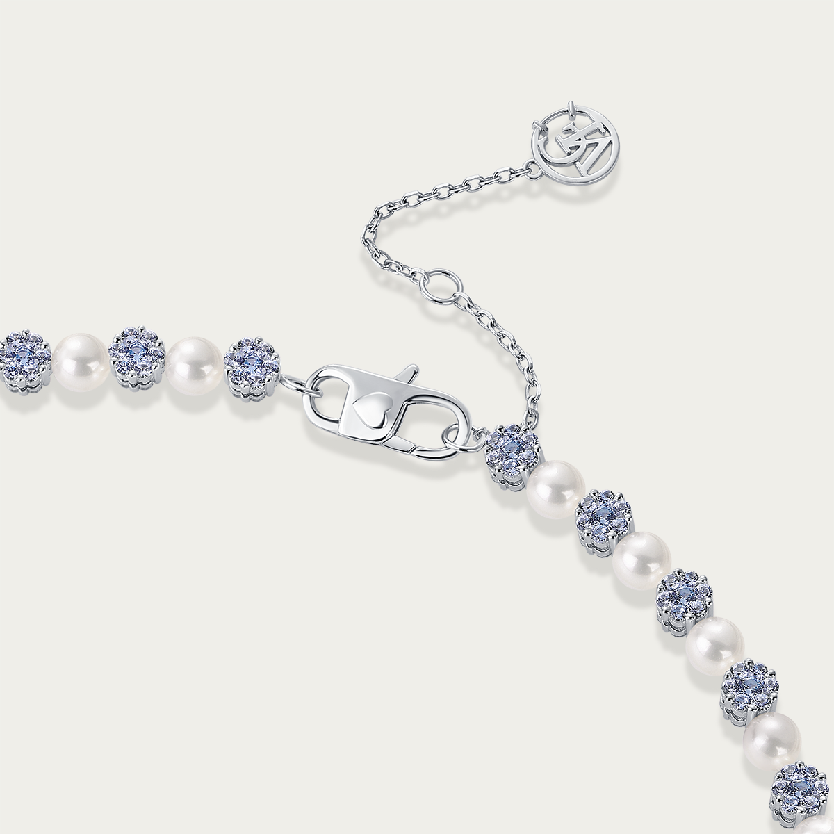 VICACCI Affinity Lucky Diamond  Pearl Necklace (Deluxe)