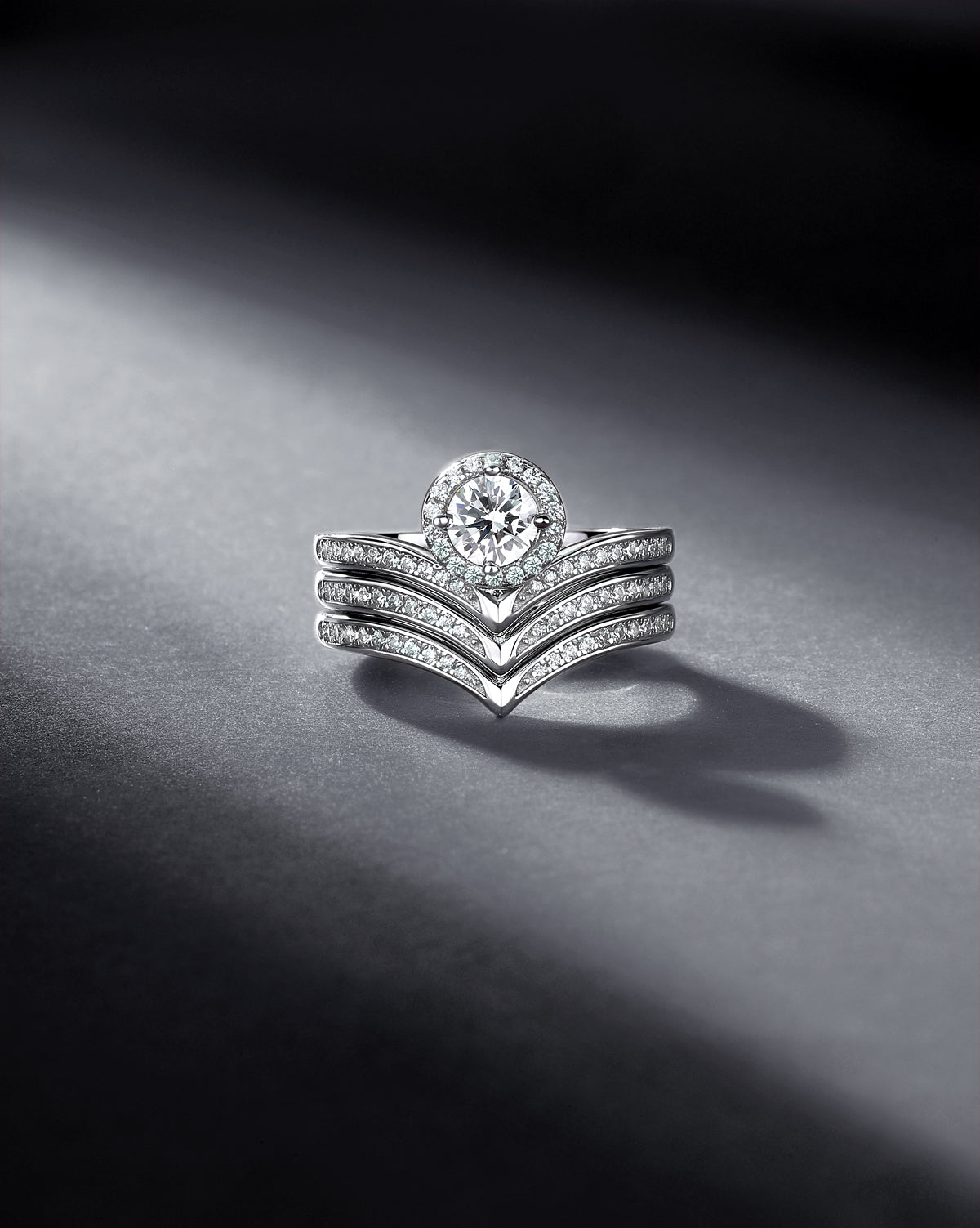 Delux Graceful Harmony Ring Set