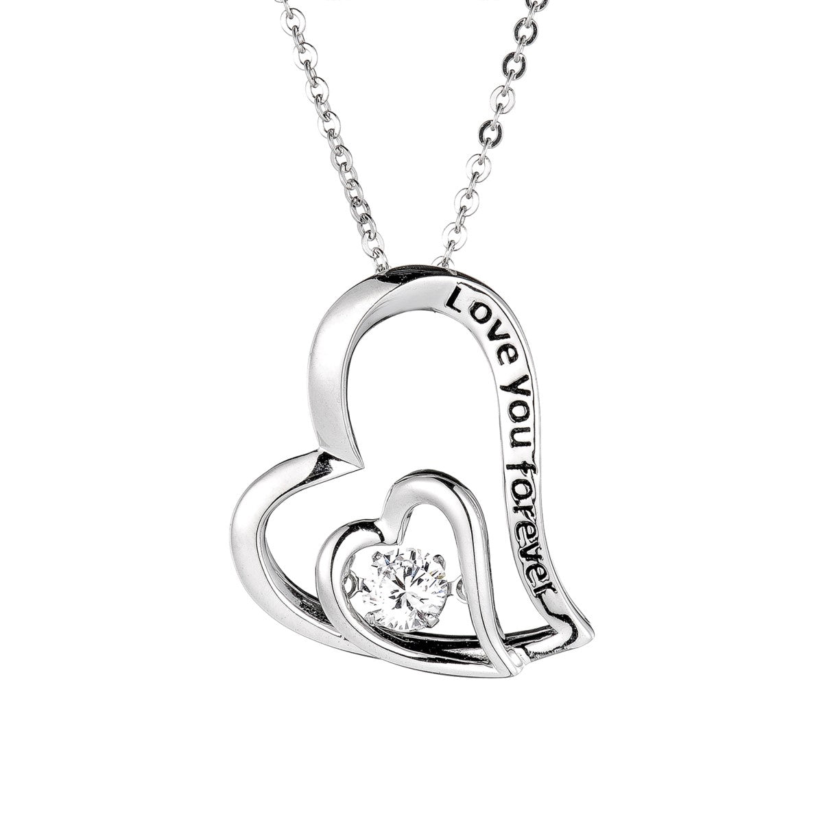 Heart to Heart 925 Sterling Silver Smart Necklace