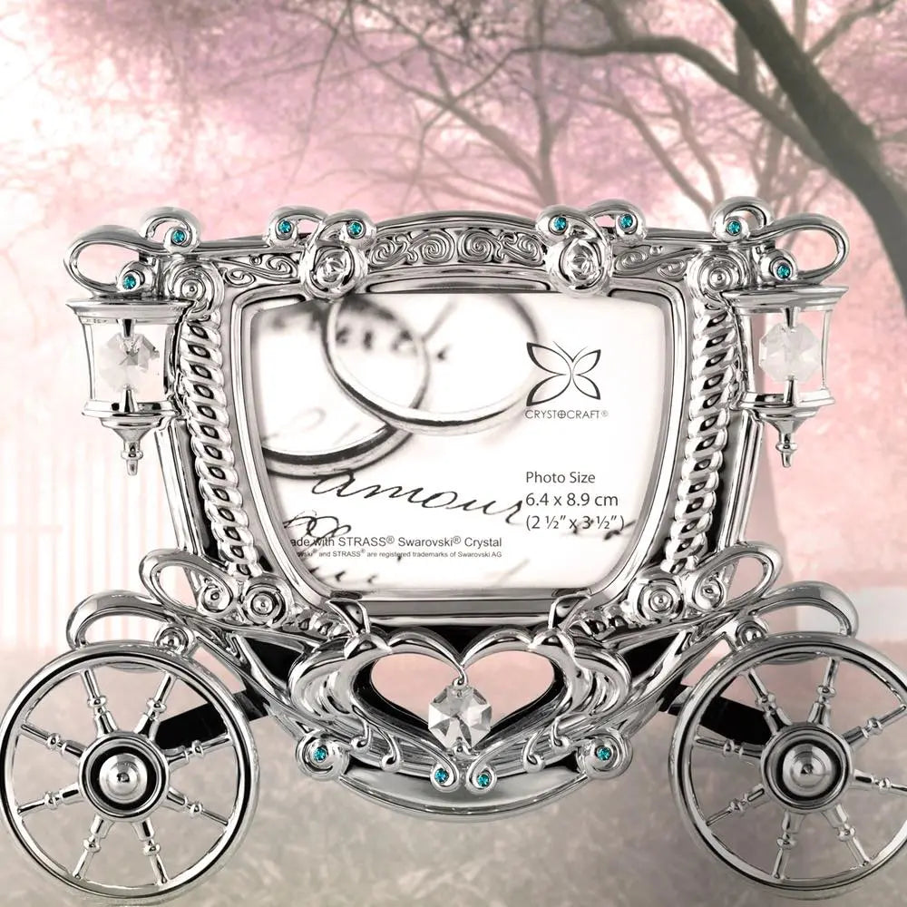 2R Cinderella Carriage Personalized Wedding Photo Frame