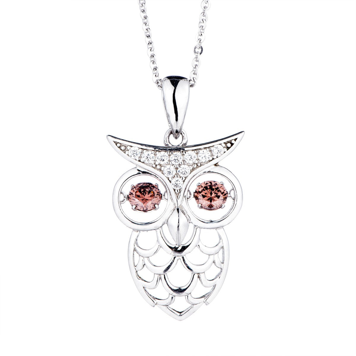 Owl 925 sterling silver smart necklace